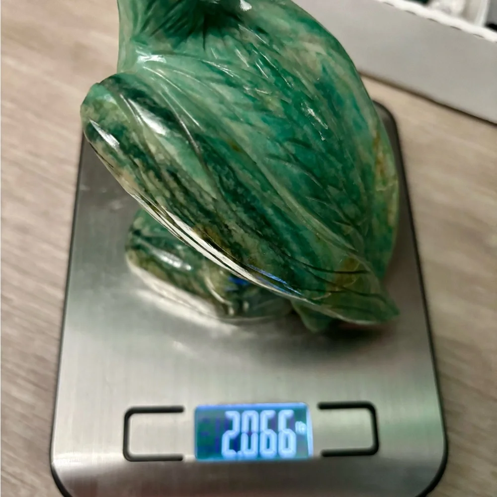 Green Aventurine Eagle Carving